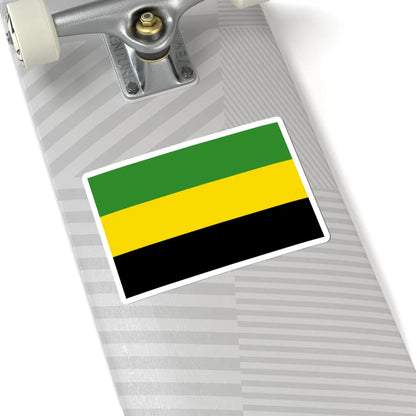 First proposed flag of Jamaica (Jamaica) STICKER Vinyl Kiss-Cut Decal - The Sticker Space