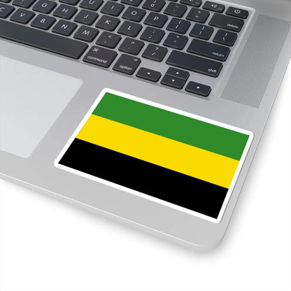 First proposed flag of Jamaica (Jamaica) STICKER Vinyl Kiss-Cut Decal - The Sticker Space