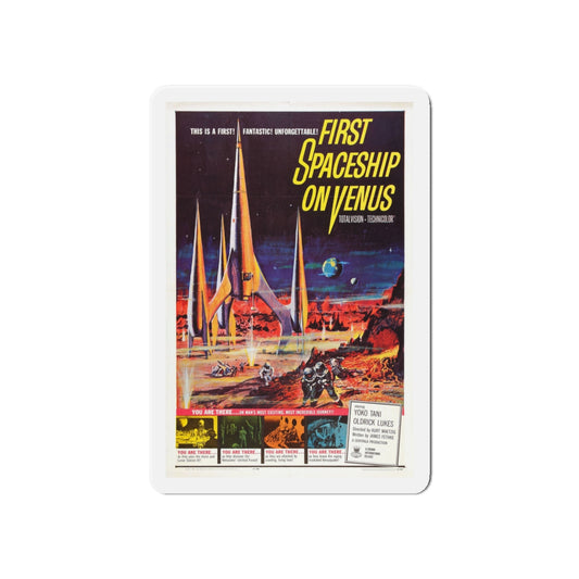 FIRST SPACESHIP ON VENUS 1960 Movie Poster - Die-Cut Magnet-6 × 6"-The Sticker Space