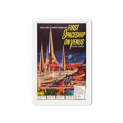 FIRST SPACESHIP ON VENUS 1960 Movie Poster - Refrigerator Magnet 5 Inch - The Sticker Space