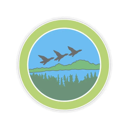 Fish and Wildlife Management (Boy Scout Merit Badge) STICKER Vinyl Kiss-Cut Decal 4 Inch Transparent - The Sticker Space