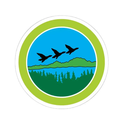 Fish and Wildlife Management (Boy Scout Merit Badge) STICKER Vinyl Kiss-Cut Decal 6 Inch White - The Sticker Space