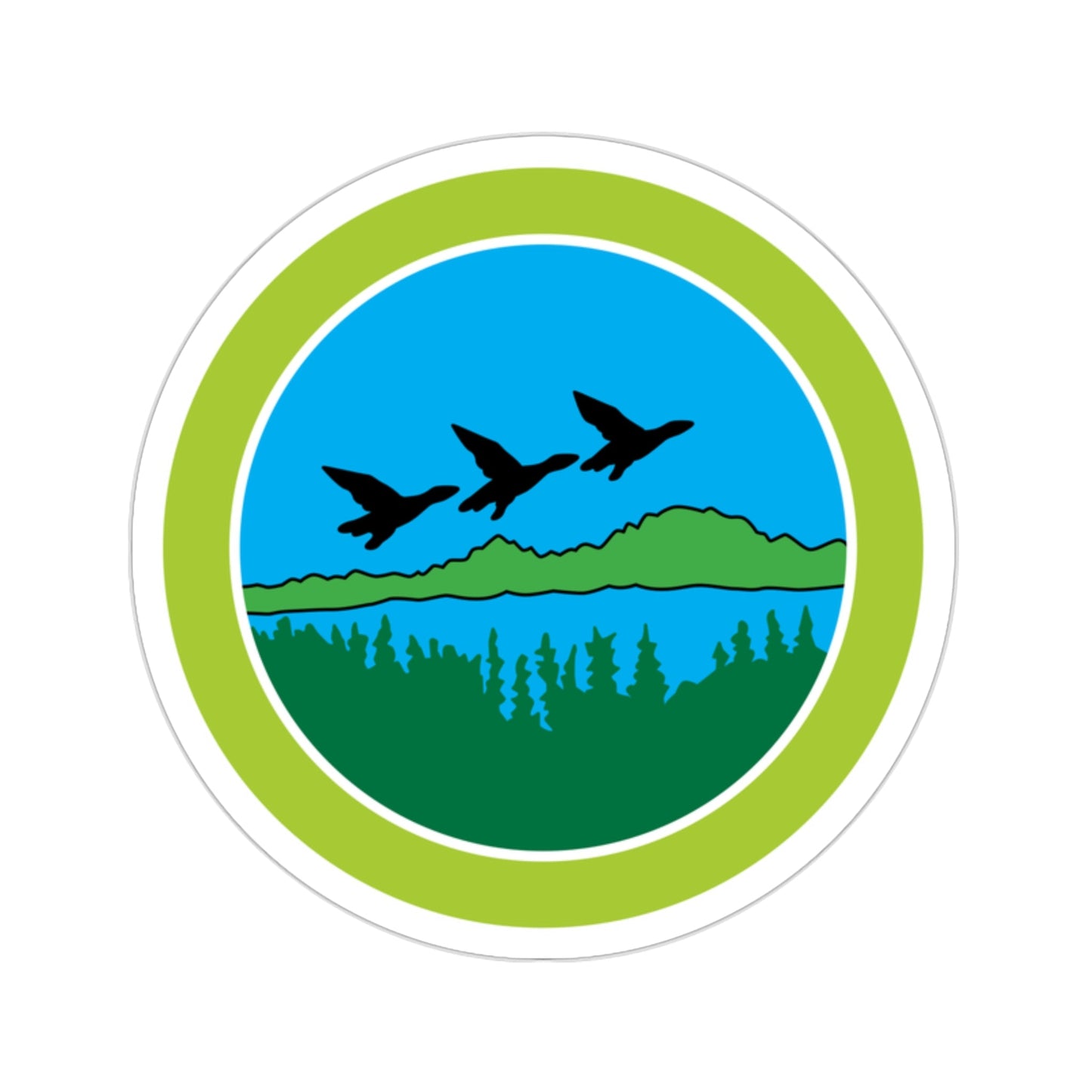 Fish and Wildlife Management (Boy Scouts Merit Badge) STICKER Vinyl Die-Cut Decal-2 Inch-The Sticker Space