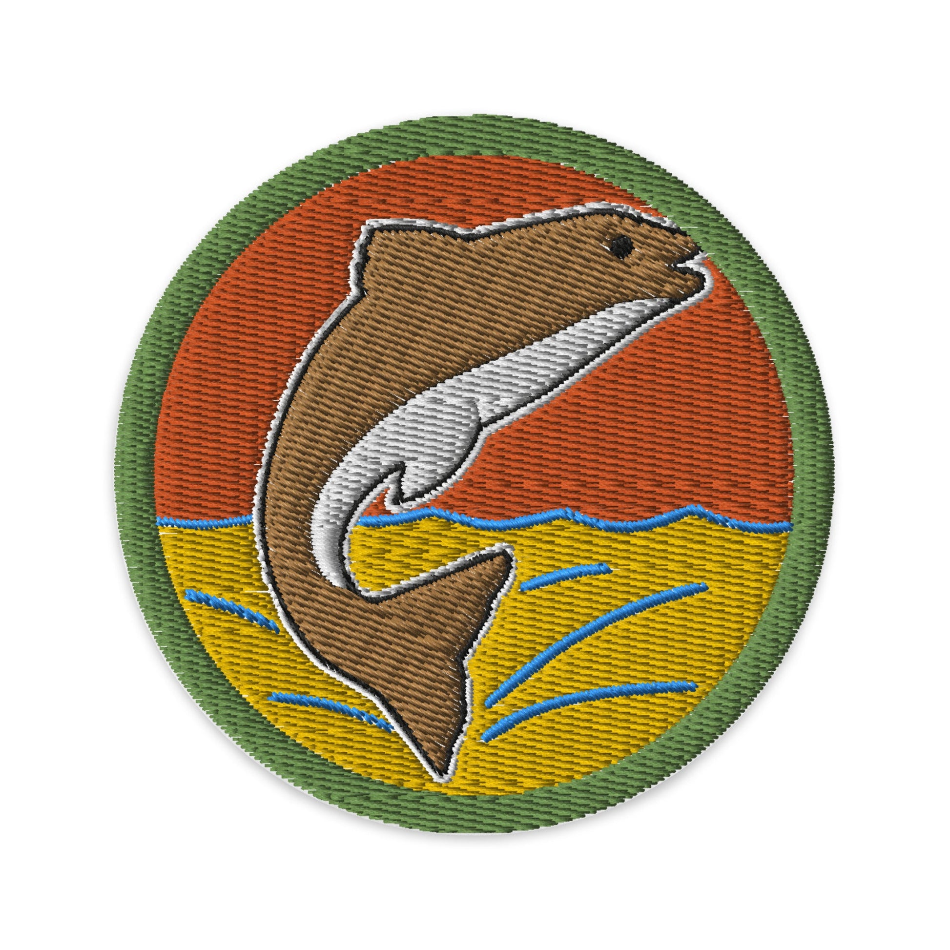 Fishing (Boy Scouts Merit Badge) Embroidered Patch-The Sticker Space