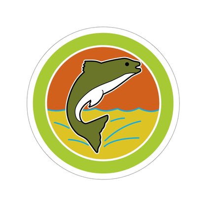 Fishing (Boy Scouts Merit Badge) STICKER Vinyl Die-Cut Decal-4 Inch-The Sticker Space