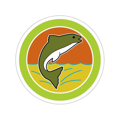 Fishing (Boy Scouts Merit Badge) STICKER Vinyl Die-Cut Decal 5 Inch - The Sticker Space