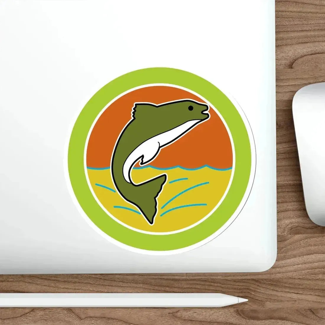 Fishing (Boy Scouts Merit Badge) STICKER Vinyl Die-Cut Decal - The Sticker Space