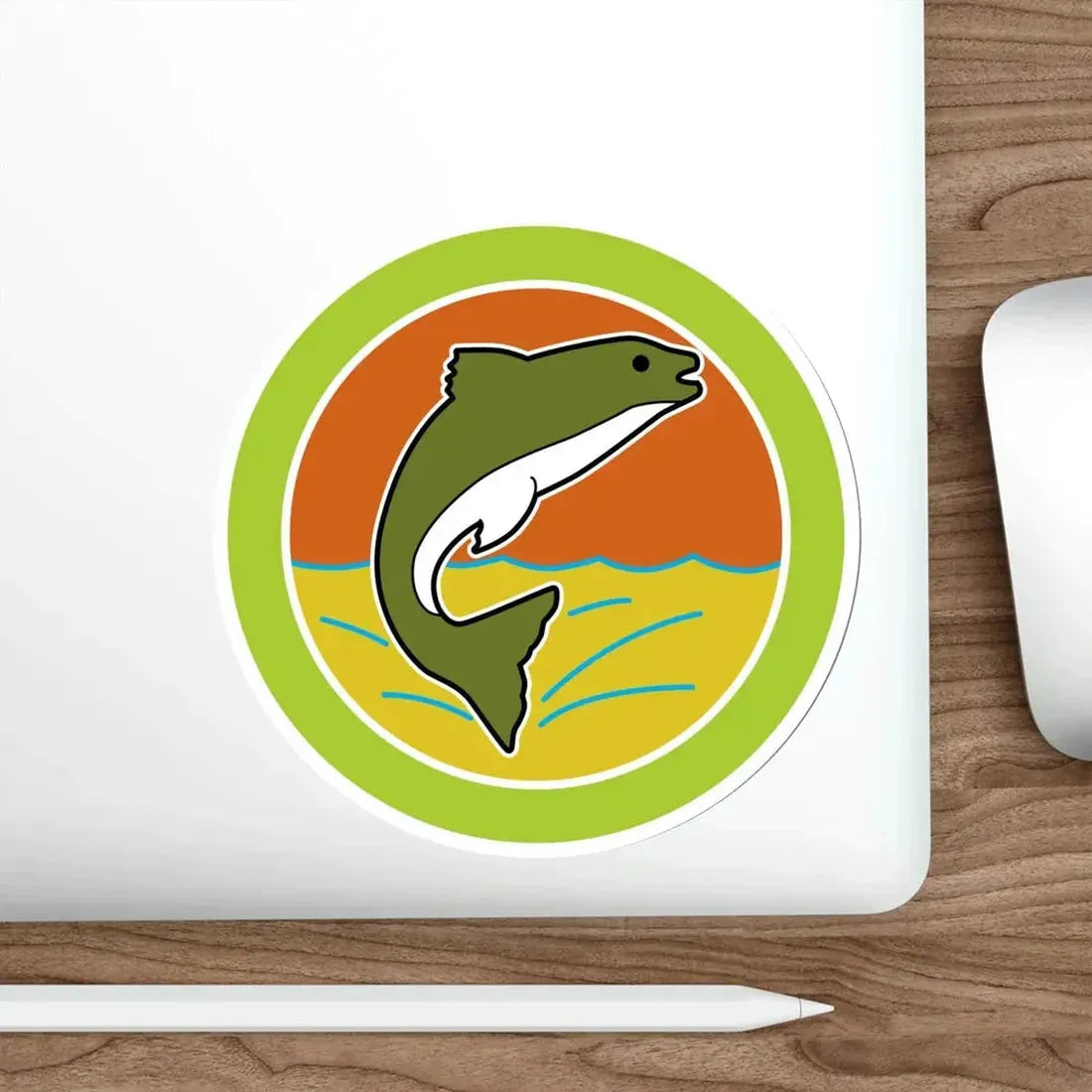 Fishing (Boy Scouts Merit Badge) STICKER Vinyl Die-Cut Decal - The Sticker Space