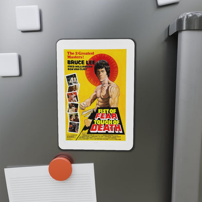 FIST OF FEAR TOUCH OF DEATH 1980 Movie Poster - Die-Cut Magnet-The Sticker Space