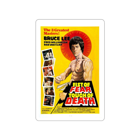 FIST OF FEAR TOUCH OF DEATH 1980 Movie Poster STICKER Vinyl Die-Cut Decal-2 Inch-The Sticker Space