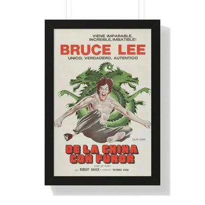 FIST OF FURY (2) 1972 - Framed Movie Poster 16″ x 24″ Black - The Sticker Space
