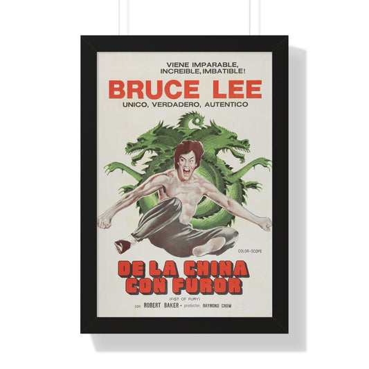 FIST OF FURY (2) 1972 - Framed Movie Poster-16″ x 24″-The Sticker Space