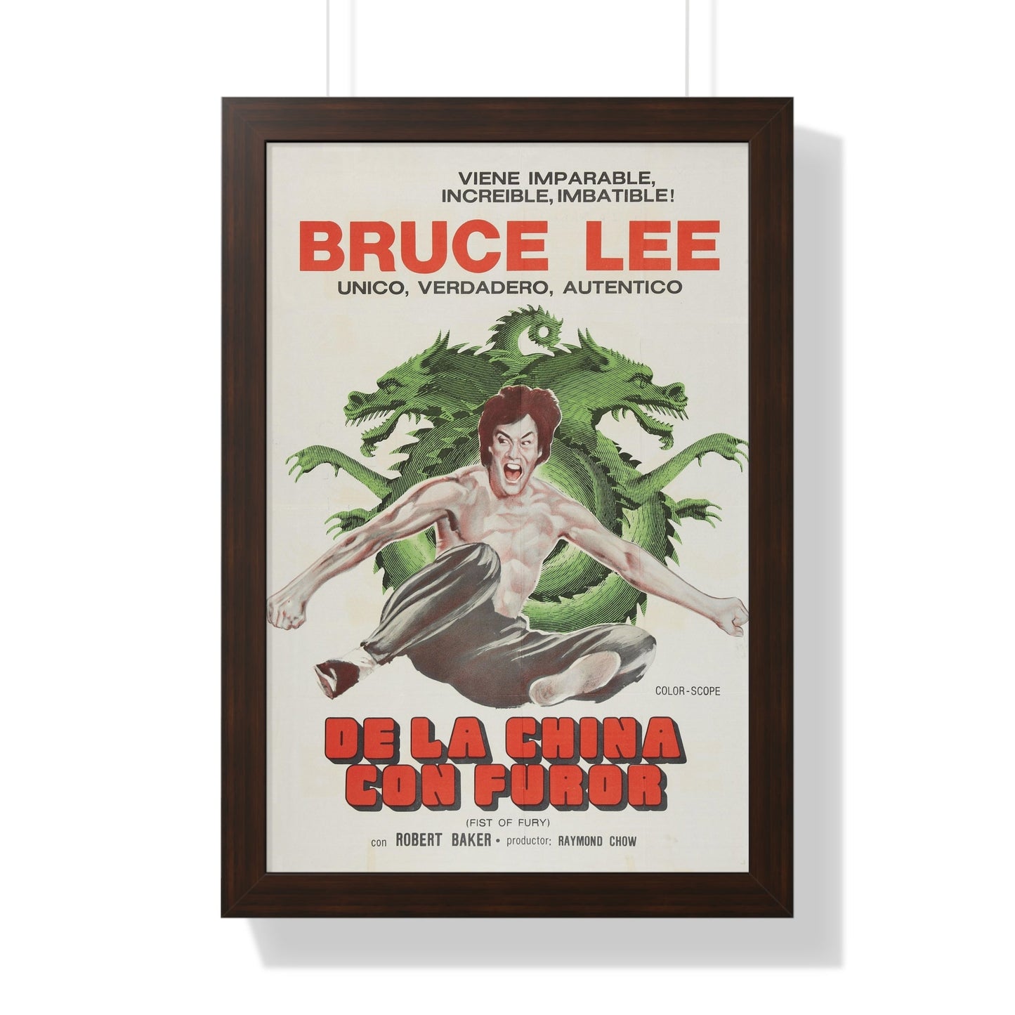 FIST OF FURY (2) 1972 - Framed Movie Poster-16″ x 24″-The Sticker Space