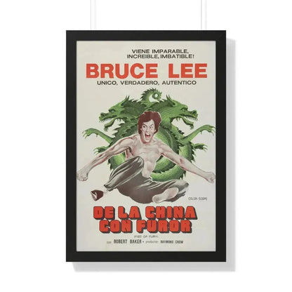 FIST OF FURY (2) 1972 - Framed Movie Poster 20" x 30" Black - The Sticker Space