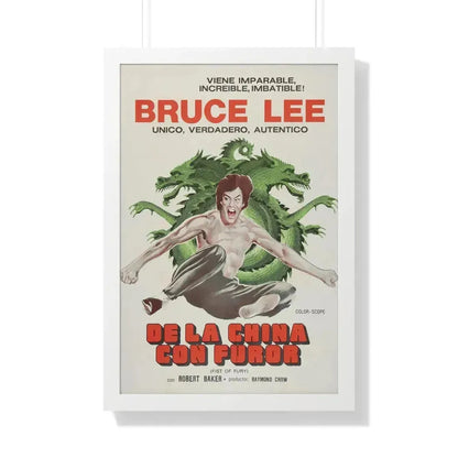 FIST OF FURY (2) 1972 - Framed Movie Poster 20" x 30" White - The Sticker Space