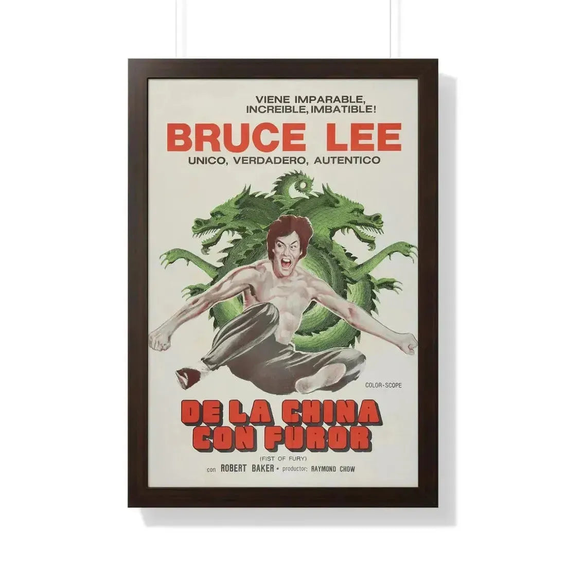 FIST OF FURY (2) 1972 - Framed Movie Poster - The Sticker Space