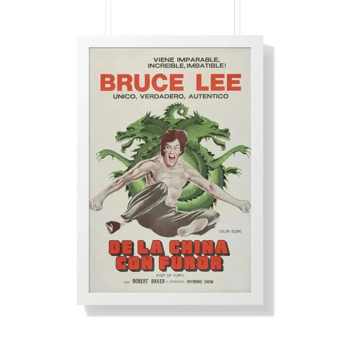 FIST OF FURY (2) 1972 - Framed Movie Poster - The Sticker Space