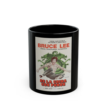 FIST OF FURY (2) 1972 Movie Poster - Black Coffee Mug-11oz-The Sticker Space