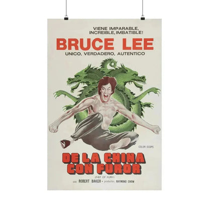 FIST OF FURY (2) 1972 - Paper Movie Poster 20″ x 30″ Matte - The Sticker Space