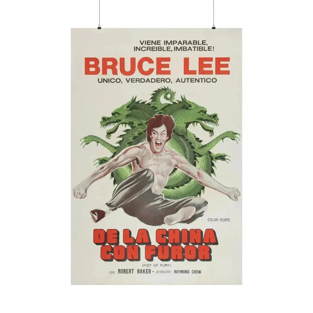 FIST OF FURY (2) 1972 - Paper Movie Poster 36" x 54" Matte - The Sticker Space