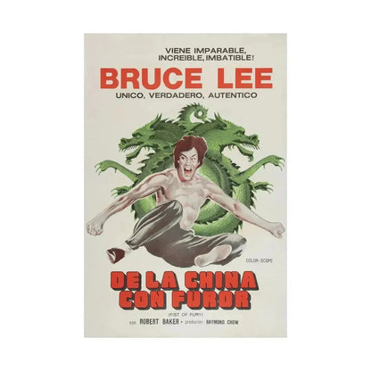 FIST OF FURY (2) 1972 - Paper Movie Poster - The Sticker Space