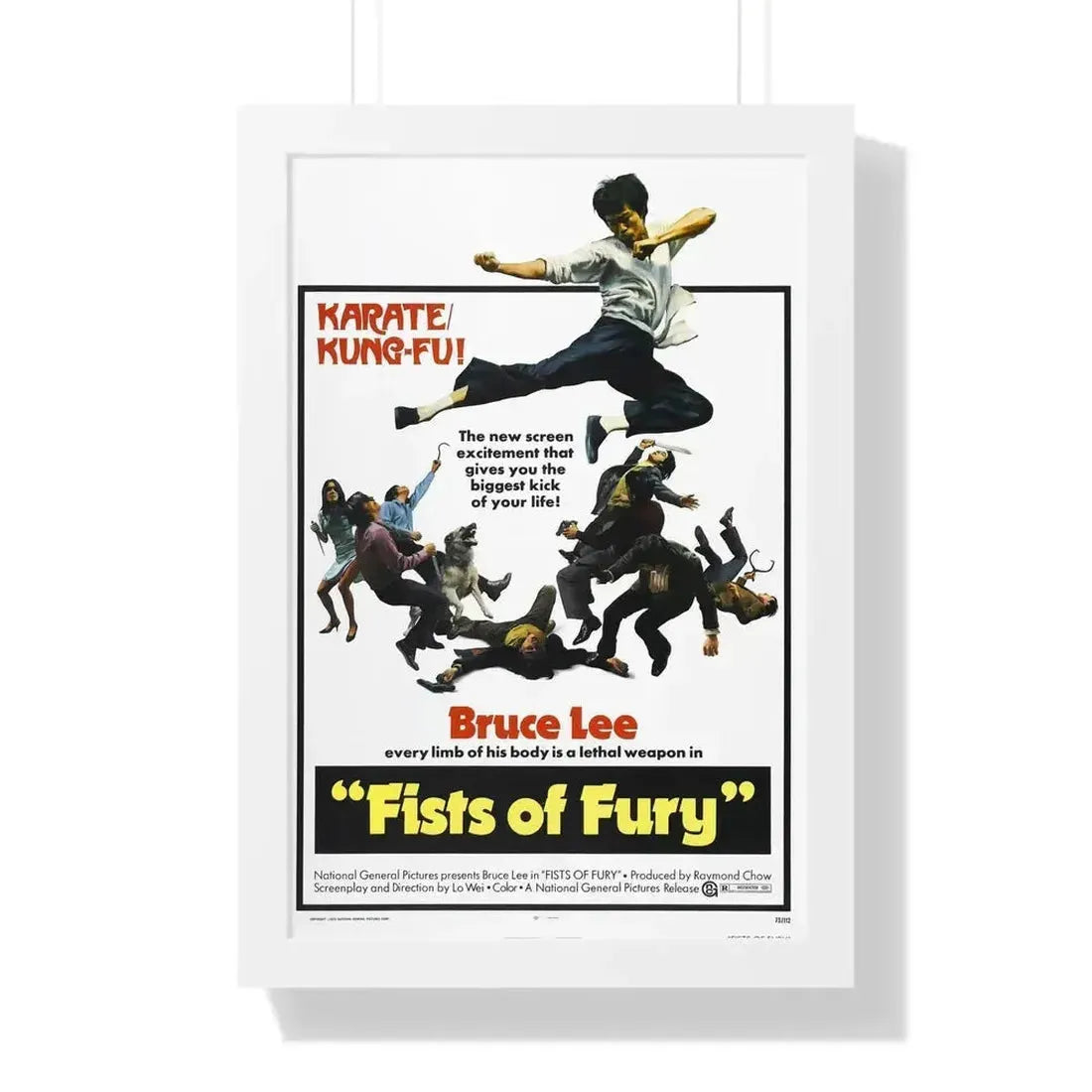 FIST OF FURY (3) 1972 - Framed Movie Poster - The Sticker Space