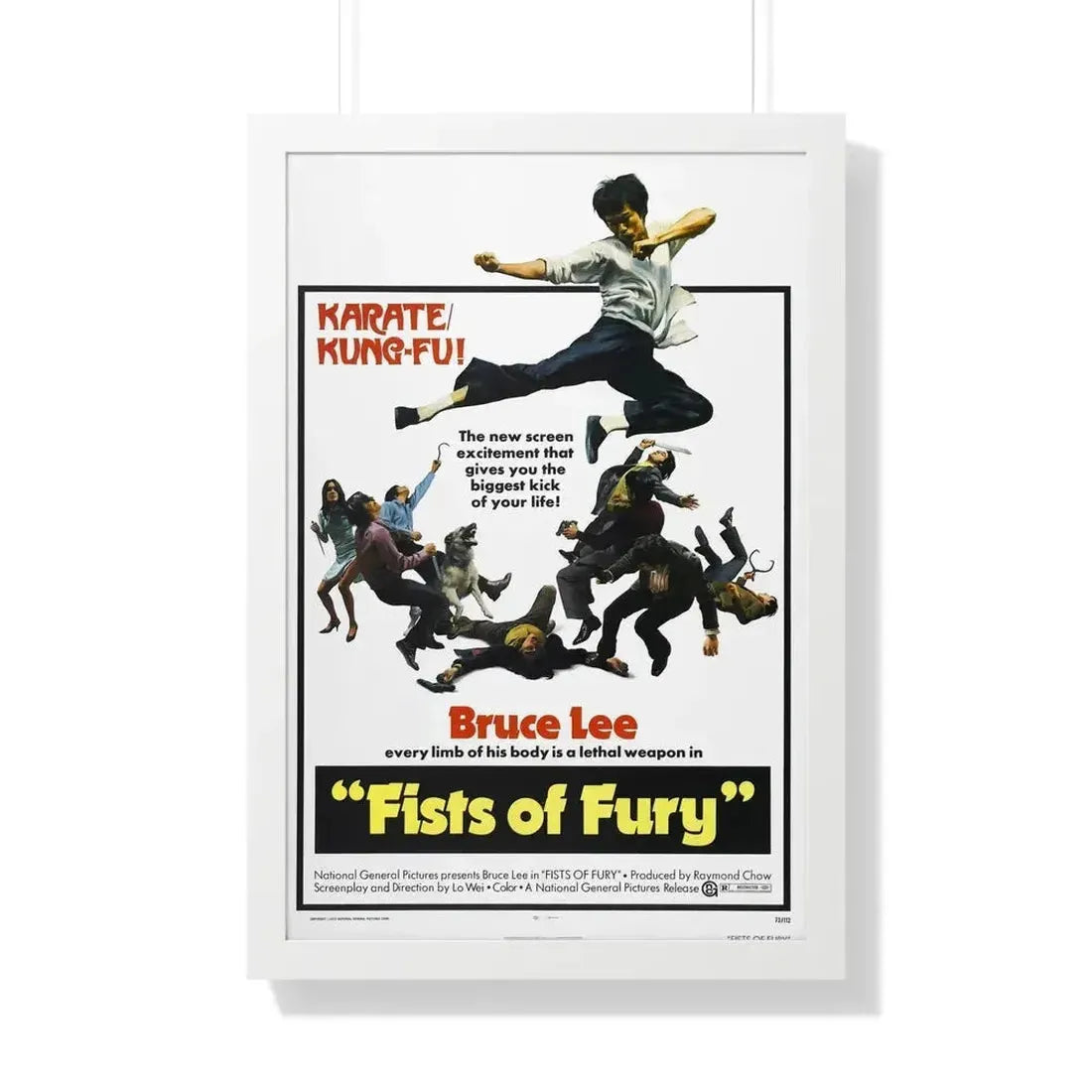 FIST OF FURY (3) 1972 - Framed Movie Poster - The Sticker Space