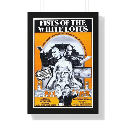 FISTS OF THE WHITE LOTUS 1980 - Framed Movie Poster - The Sticker Space