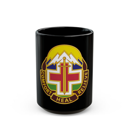 Fitzsimons Medical Center (U.S. Army) Black Coffee Mug-15oz-The Sticker Space