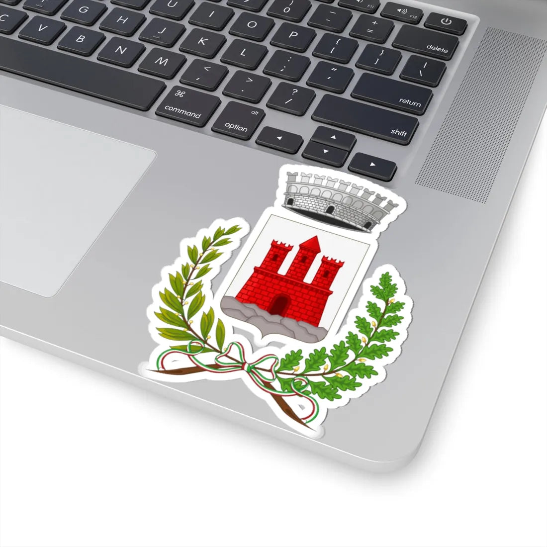 Fiumalbo-Stemma (Italy) (Coat of Arms) STICKER Vinyl Kiss-Cut Decal - The Sticker Space