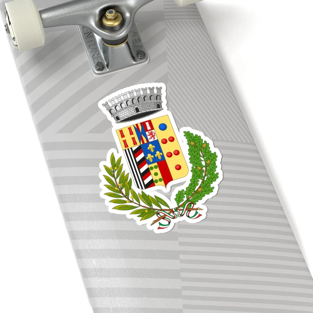 Fiumedinisi-Stemma (Italy) (Coat of Arms) STICKER Vinyl Kiss-Cut Decal - The Sticker Space