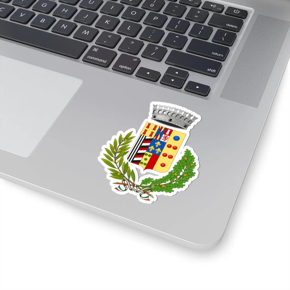 Fiumedinisi-Stemma (Italy) (Coat of Arms) STICKER Vinyl Kiss-Cut Decal - The Sticker Space