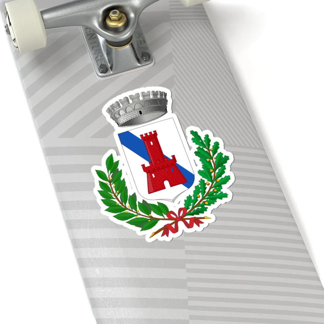 Fiumefreddo di Sicilia-Stemma (Italy) (Coat of Arms) STICKER Vinyl Kiss-Cut Decal - The Sticker Space