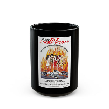 FIVE ANGRY WOMEN 1981 Movie Poster - Black Coffee Mug-15oz-The Sticker Space