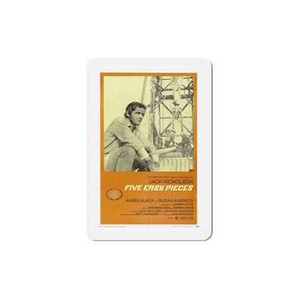 Five Easy Pieces 1970 Movie Poster Die-Cut Magnet-3 Inch-The Sticker Space