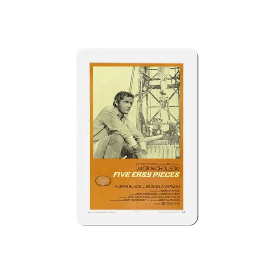 Five Easy Pieces 1970 Movie Poster Refrigerator Magnet 2 Inch - The Sticker Space