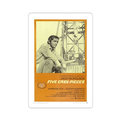 Five Easy Pieces 1970 Movie Poster STICKER Vinyl Die-Cut Decal-2 Inch-The Sticker Space