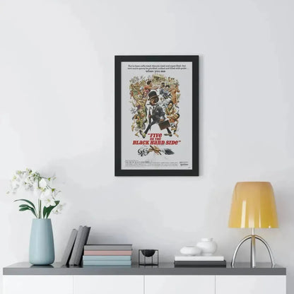 FIVE ON THE BLACK HAND SIDE 1973 - Framed Movie Poster - The Sticker Space