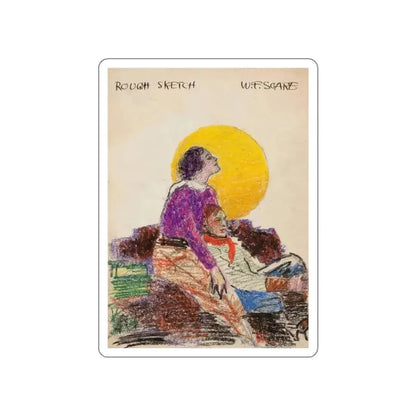 Five story illustrations (5) (Magazine Illustration) STICKER Vinyl Die-Cut Decal - The Sticker Space