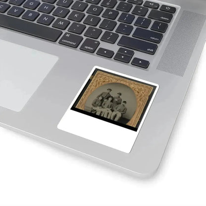 Five Unidentified Soldiers in Union Uniforms (U.S. Civil War) STICKER Vinyl Kiss-Cut Decal - The Sticker Space
