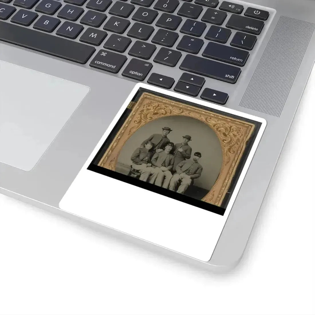 Five Unidentified Soldiers in Union Uniforms (U.S. Civil War) STICKER Vinyl Kiss-Cut Decal - The Sticker Space