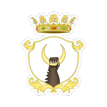 Fivizzano-Stemma (Italy) (Coat of Arms) STICKER Vinyl Kiss-Cut Decal 6 Inch White - The Sticker Space