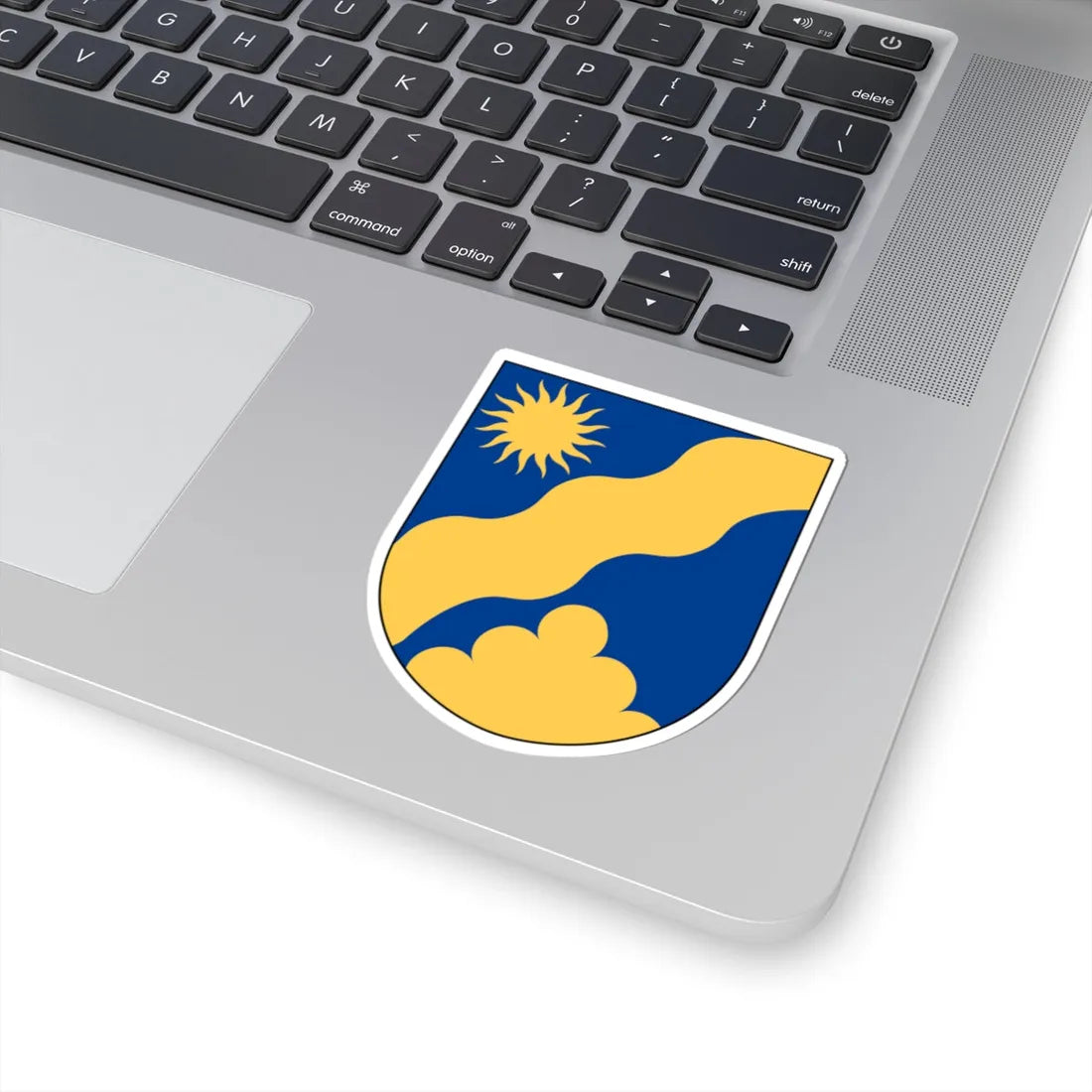 Fjällsjö vapen (Sweden) (Coat of Arms) STICKER Vinyl Kiss-Cut Decal - The Sticker Space
