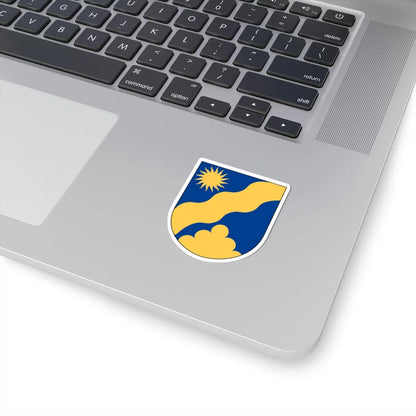 Fjällsjö vapen (Sweden) (Coat of Arms) STICKER Vinyl Kiss-Cut Decal - The Sticker Space