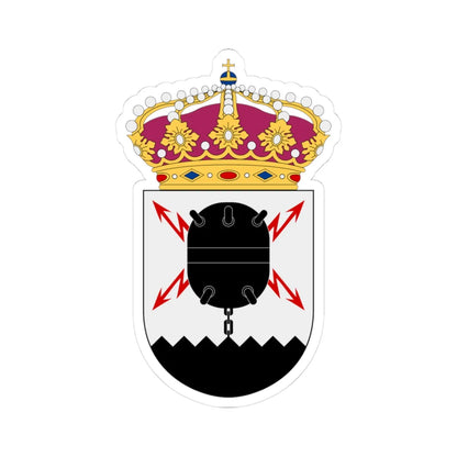 Fjärde minkrigsflottiljen vapen (Sweden) (Coat of Arms) STICKER Vinyl Kiss-Cut Decal - The Sticker Space