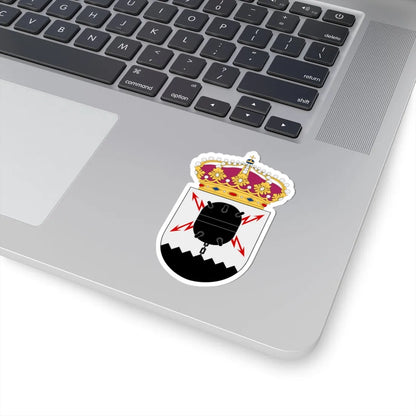 Fjärde minkrigsflottiljen vapen (Sweden) (Coat of Arms) STICKER Vinyl Kiss-Cut Decal - The Sticker Space