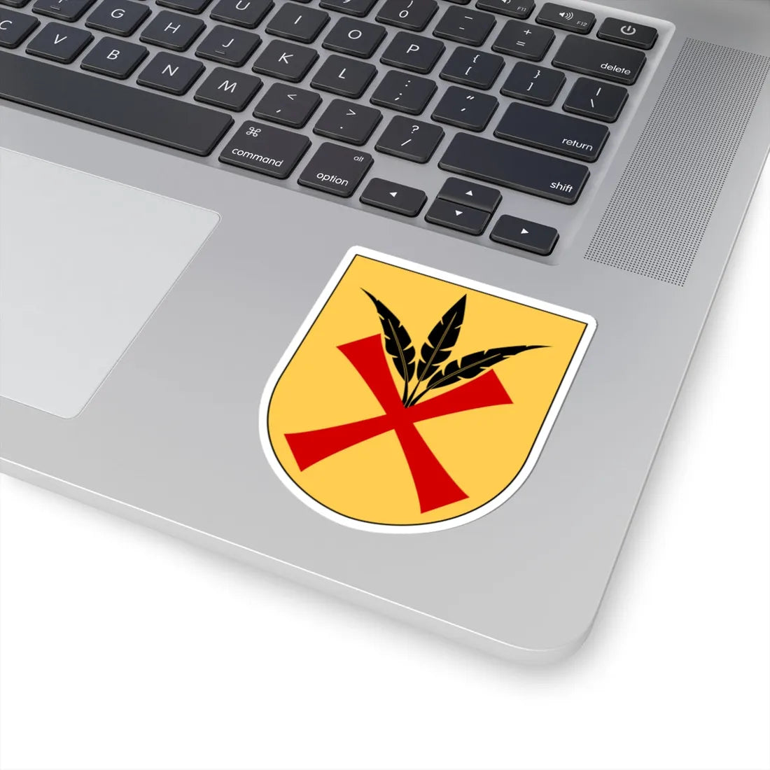 Fjäre vapen (Sweden) (Coat of Arms) STICKER Vinyl Kiss-Cut Decal - The Sticker Space