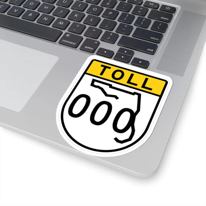 FL Route Shield Template Toll (Florida) (Road Sign) STICKER Vinyl Kiss-Cut Decal - The Sticker Space