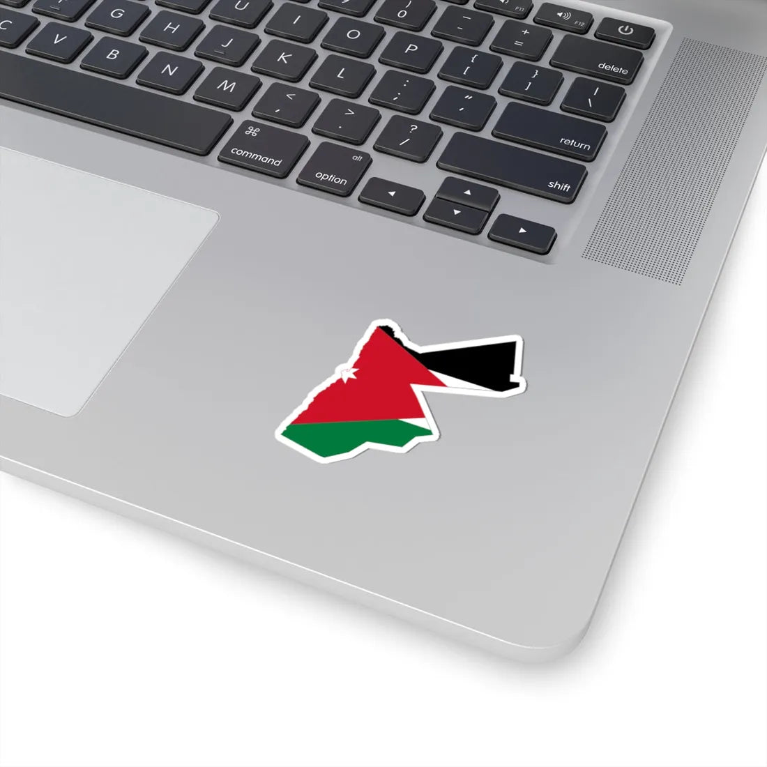 Flag and map of Jordan (Jordan) STICKER Vinyl Kiss-Cut Decal - The Sticker Space