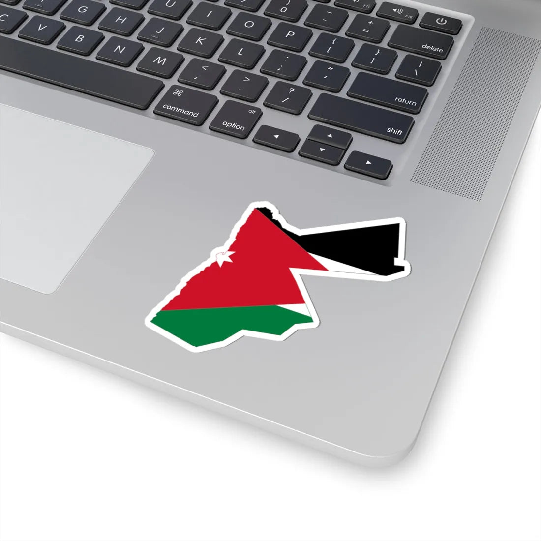 Flag and map of Jordan (Jordan) STICKER Vinyl Kiss-Cut Decal - The Sticker Space